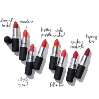 [HÀNG CÔNG TY] Son Thỏi MAC Matte Lipstick M·A·C 3g Chính Hãng (Vỏ Nhám / Vỏ Thường)