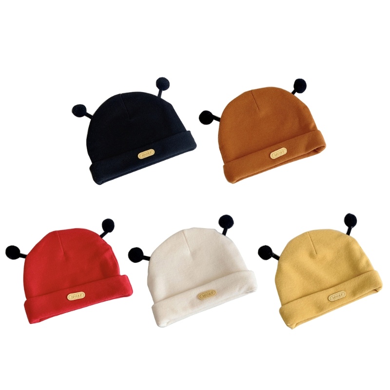Mũ beanie Mềm Mại Thoáng Khí Chống Gió Giữ Ấm Cho Bé 0-1 Tuổi
