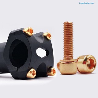 Đinh ốc 6 cái 6màu đen bằng thép không gỉ bolt bolt cho xe đạp leo núi