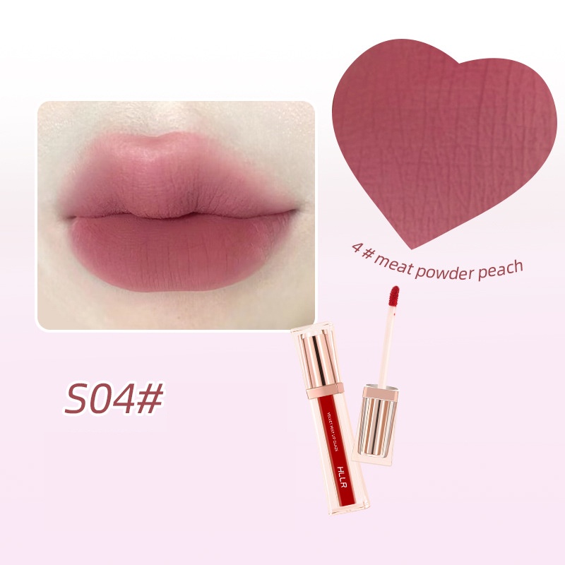 HLLR Son Bóng Màu Nhung Lì Dưỡng Ẩm Kháng Nước Lâu Trôi hazy