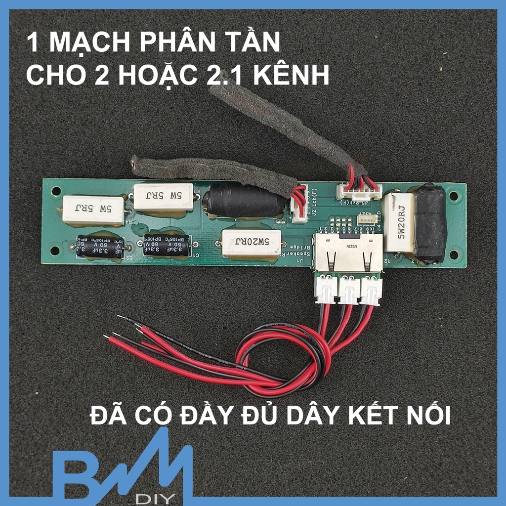 Mạch phân tần tháo máy 2 kênh 2 đường tiếng chất lượng đủ dây kết nối