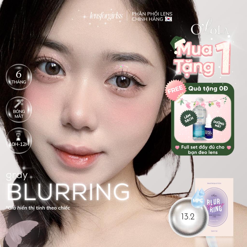Kính áp tròng hiệu ứng phủ bóng bắt sáng BLURRING GRAY - MPC HYDROGEL | Hsd 6 tháng | Lens cận | LENSFORGIRLSS