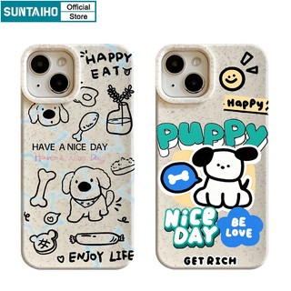 Suntaiho Ốp Điện Thoại tpu silicon Mềm Cao Cấp Chống Sốc Hình Cún Cho iphone 15 14 12 13 11 pro max ip 7 8 plus x xs xr xs max