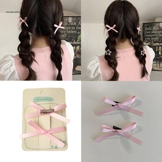 ✿ 1 cặp kẹp tóc nơ dễ thương cho nữ