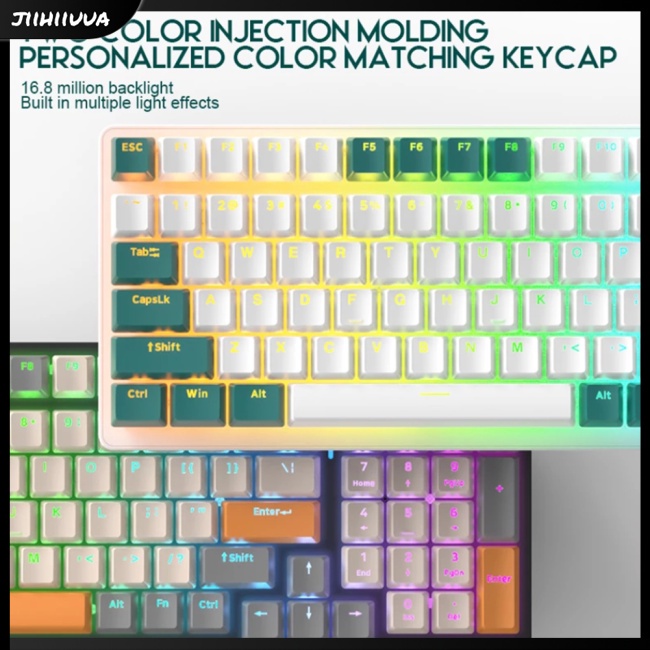 Bàn Phím Cơ gaming jl- k3 100 Phím Có Đèn Nền rgb Loại c Cho Máy Tính Để Bàn