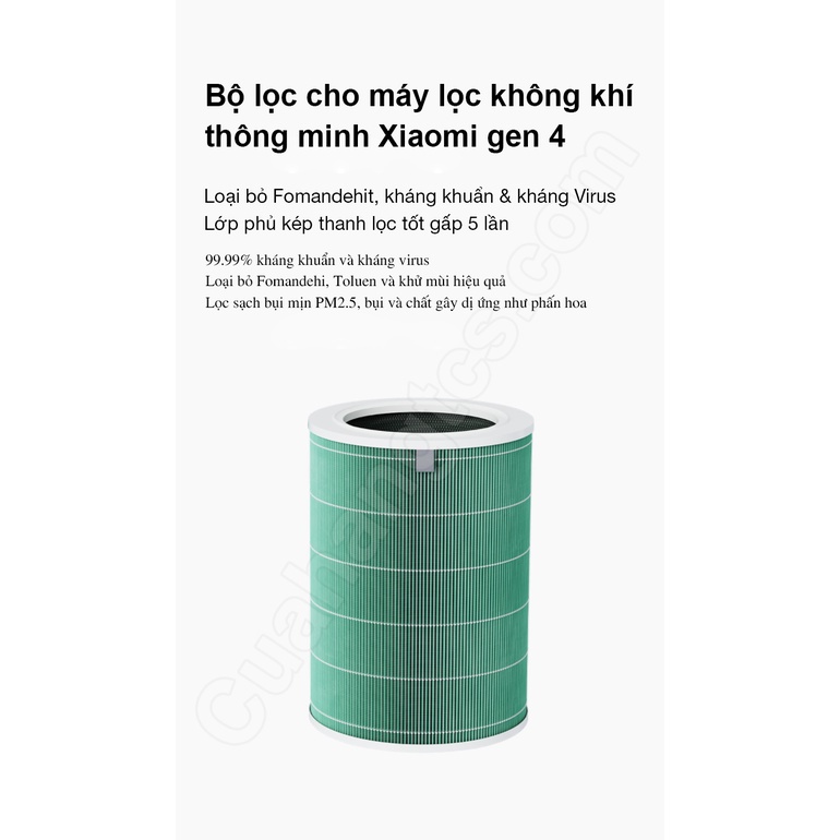 Lõi lọc dùng cho máy lọc không khí Mi Air Purifier 4 BHR5107CN M16R-FLP chính hãng - Minh Tín Shop