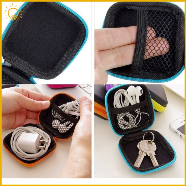 Túi eva Đựng Bảo Vệ Tai Nghe Cáp Sạc usb Tiện Dụng