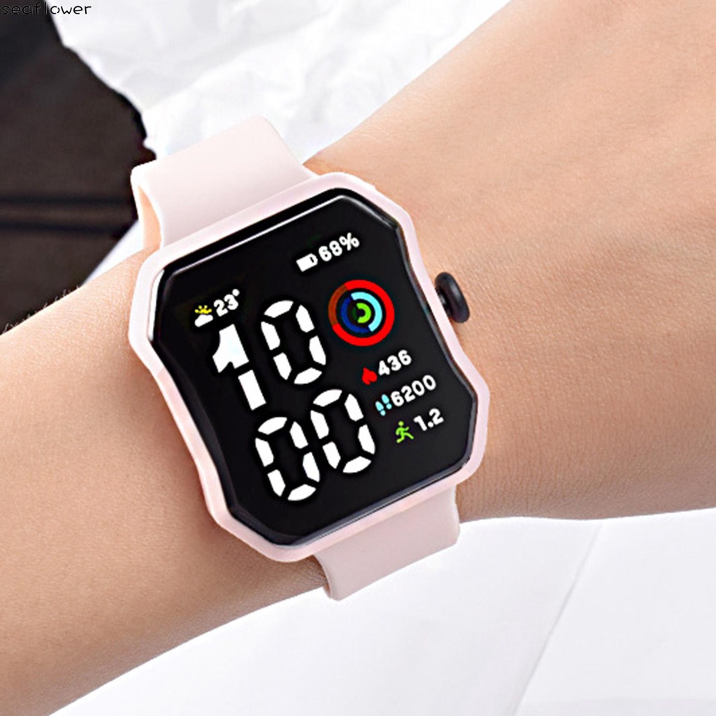 Đồng Hồ Điện Tử Đèn led Chống Thấm Nước Cho Nam Nữ