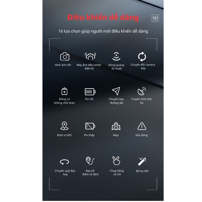 Flycam F1, máy bay điều khiển từ xa có gắn định vị GPS, hình ảnh 4k HD JOLA | BigBuy360 - bigbuy360.vn