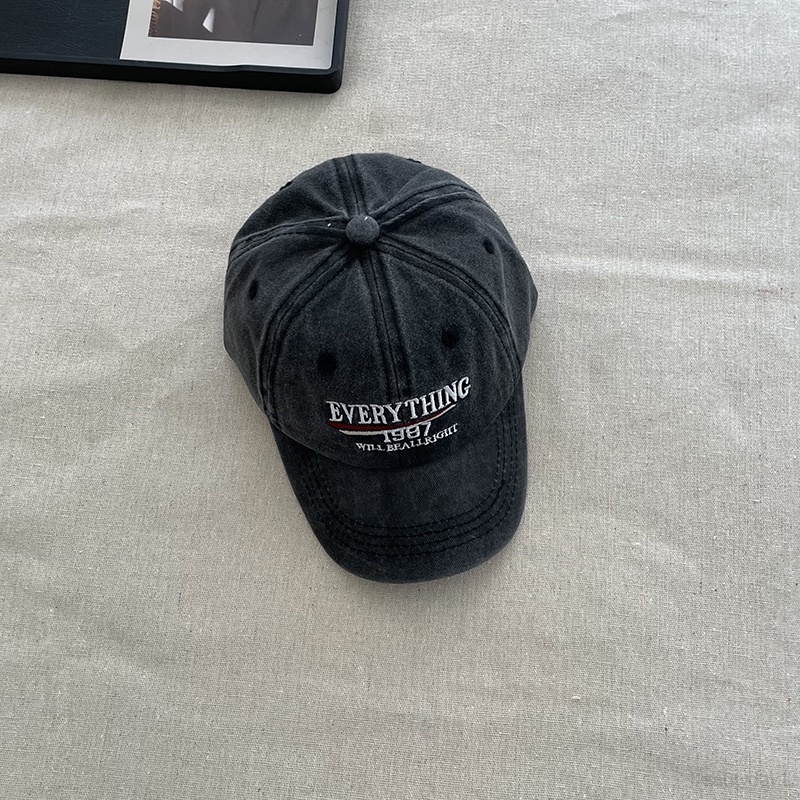 Mũ Lưỡi Trai Thêu Chữ + Số Chất Liệu cotton Cho Bé