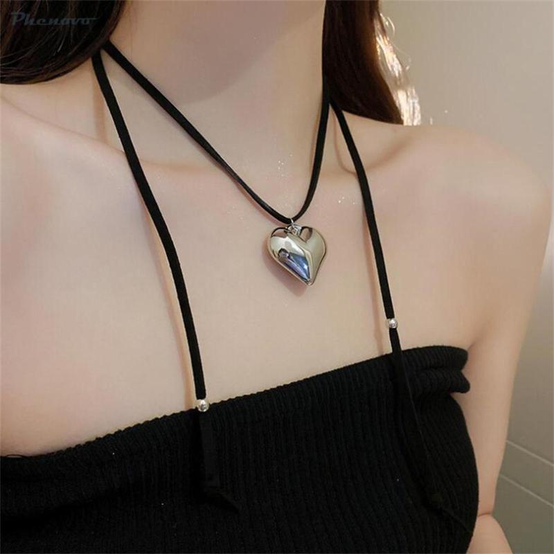 Vòng cổ Mặt Hình Trái Tim Đơn Giản Thời Trang Cho Nữ