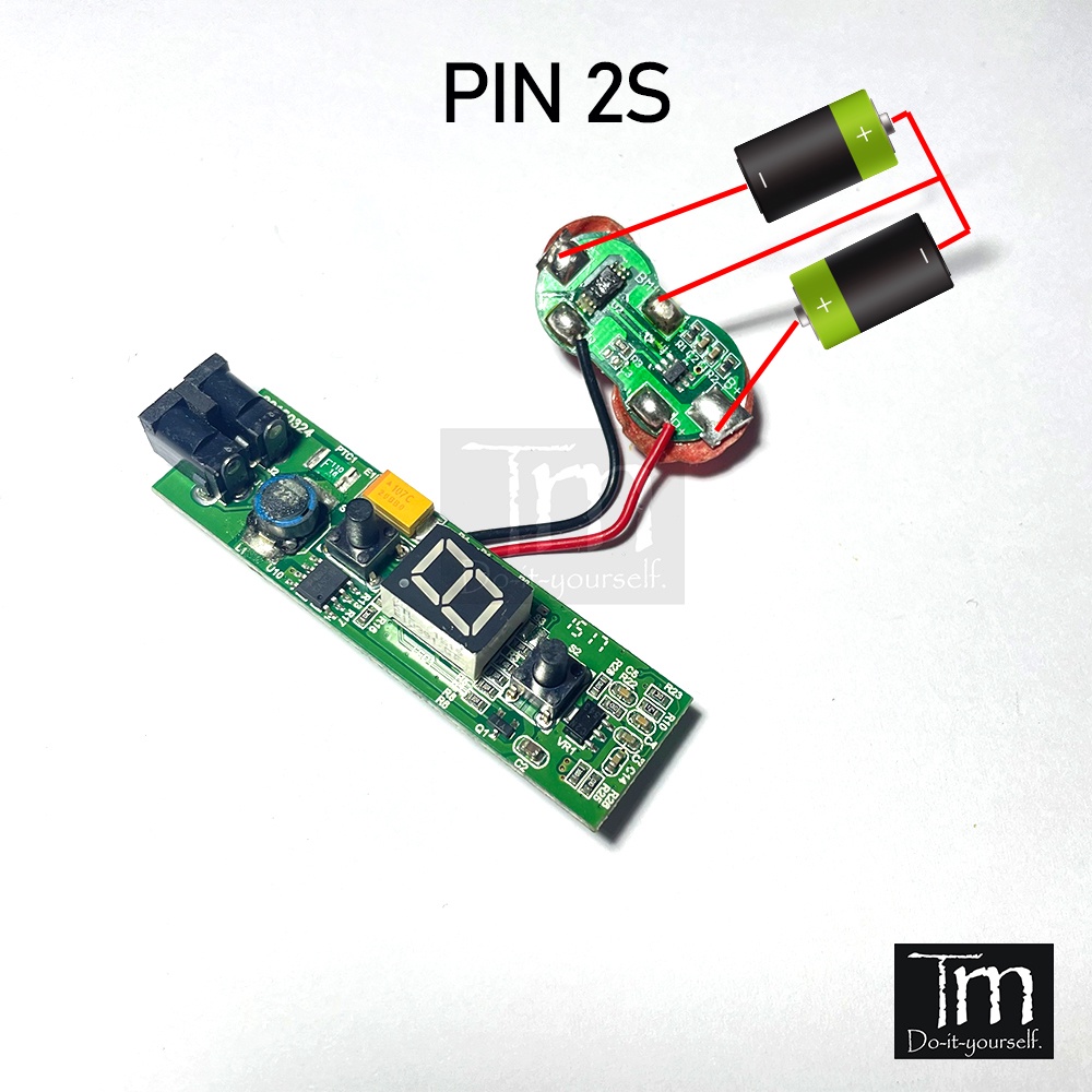 Mạch Quạt Áo Điều Hòa 7.4-8.4V 2S Kèm Mạch BV Pin