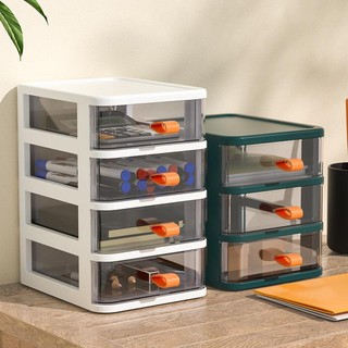 In Stock# Transparent Desktop Storage Box Small Drawer Desk Storage Cabinet Plastic Mini Storage Box Stationery Storage Box Sub 12cc