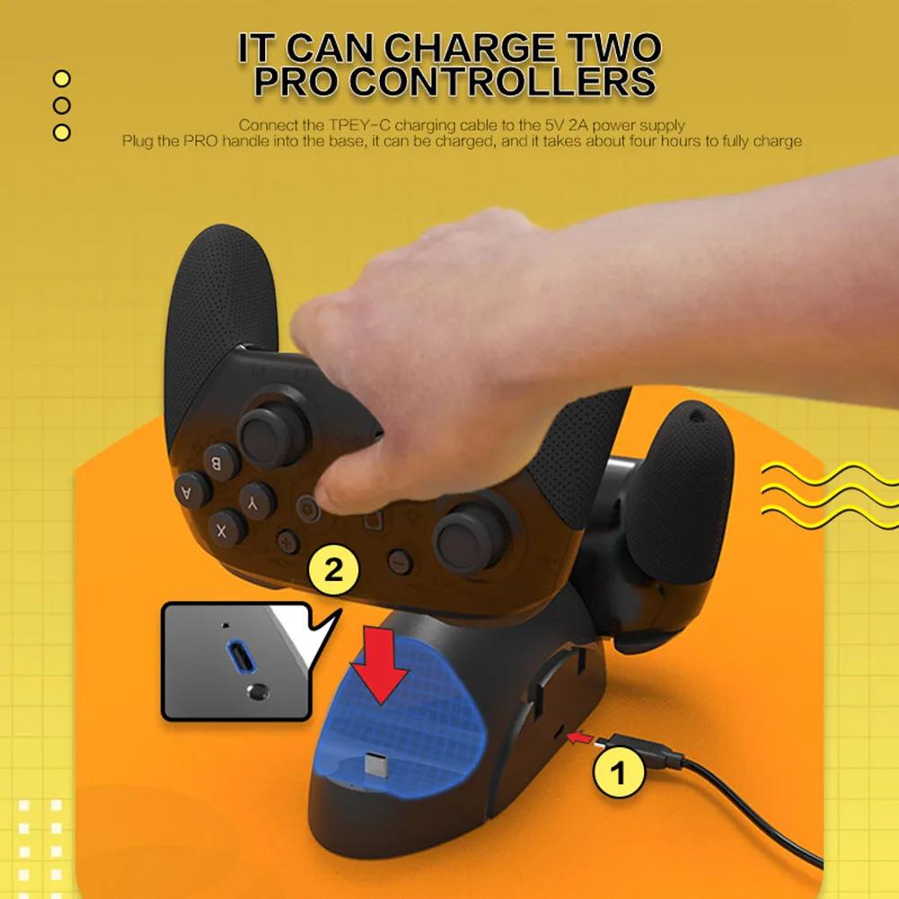 Đế Sạc dc5v / 2a 6 Trong 1 Cho Tay Cầm Chơi Game nintendo switch pro