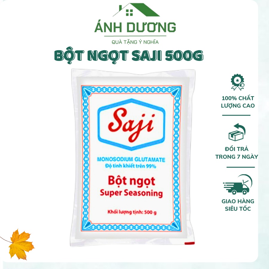 Bột Ngọt Saji 500g thơm ngon hơn khi nấu