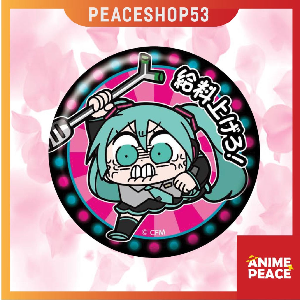 Huy hiệu Hatsune Miku Vocaloid Lấp Lánh Huy Hiệu Vocaloid Ver 5 HH49