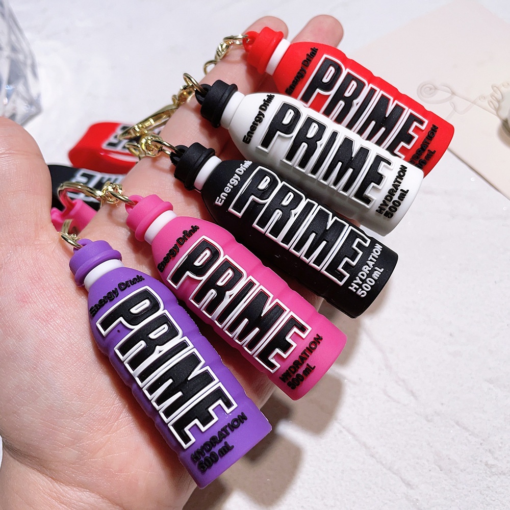 Phim hoạt hình Chất lượng cao Mềm mại và thoải mái Chai nước giải khát Túi búp bê Mặt dây chuyền Nhựa mềm Phim hoạt hình Chai rượu vang Móc khóa Trang trí mặt dây chuyền thoải mái