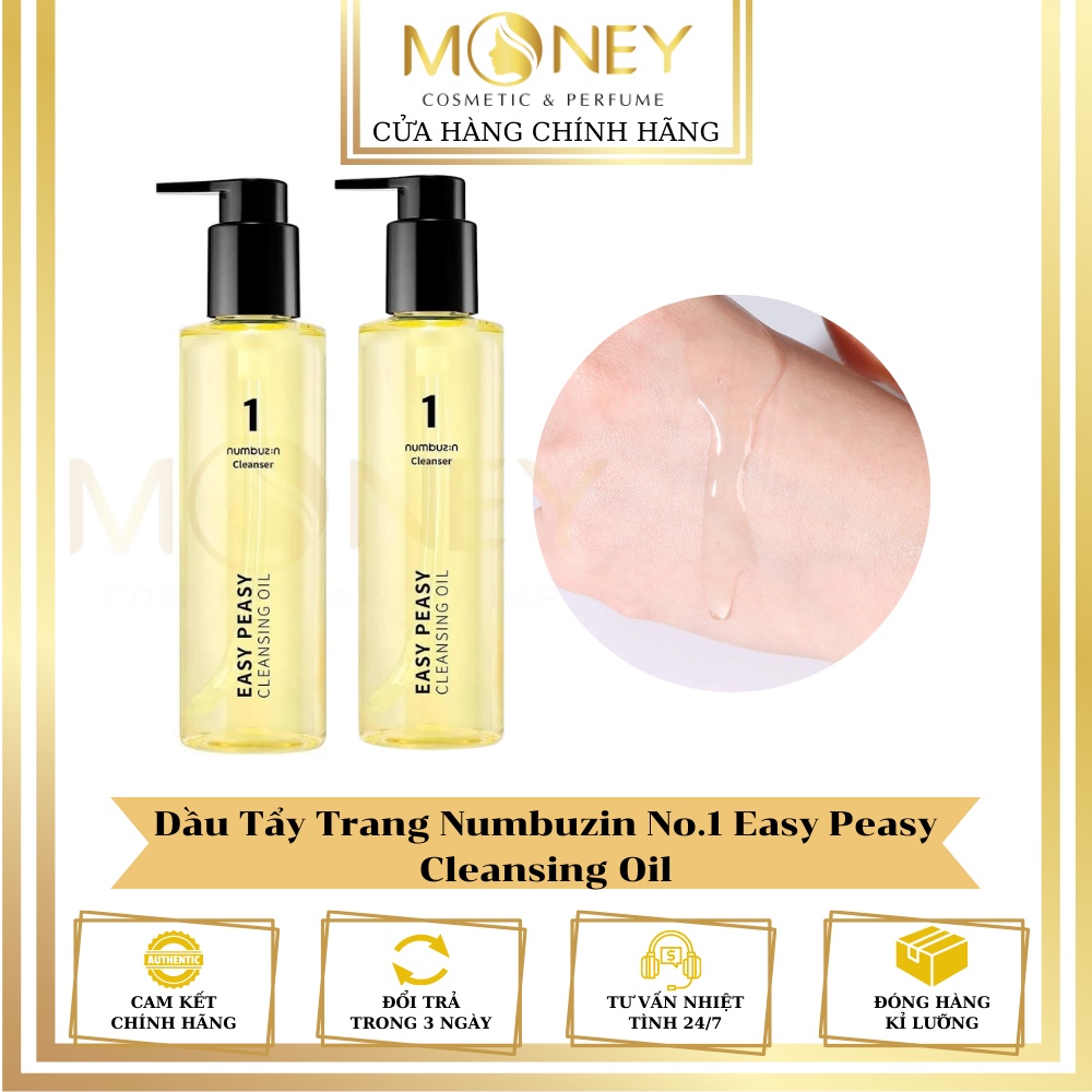 Dầu Tẩy Trang Numbuzin No.1 Easy Peasy Cleansing Oil