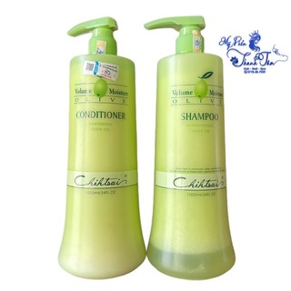 Dầu gội xả siêu mượt Chihtsai Olive 1000mlx2
