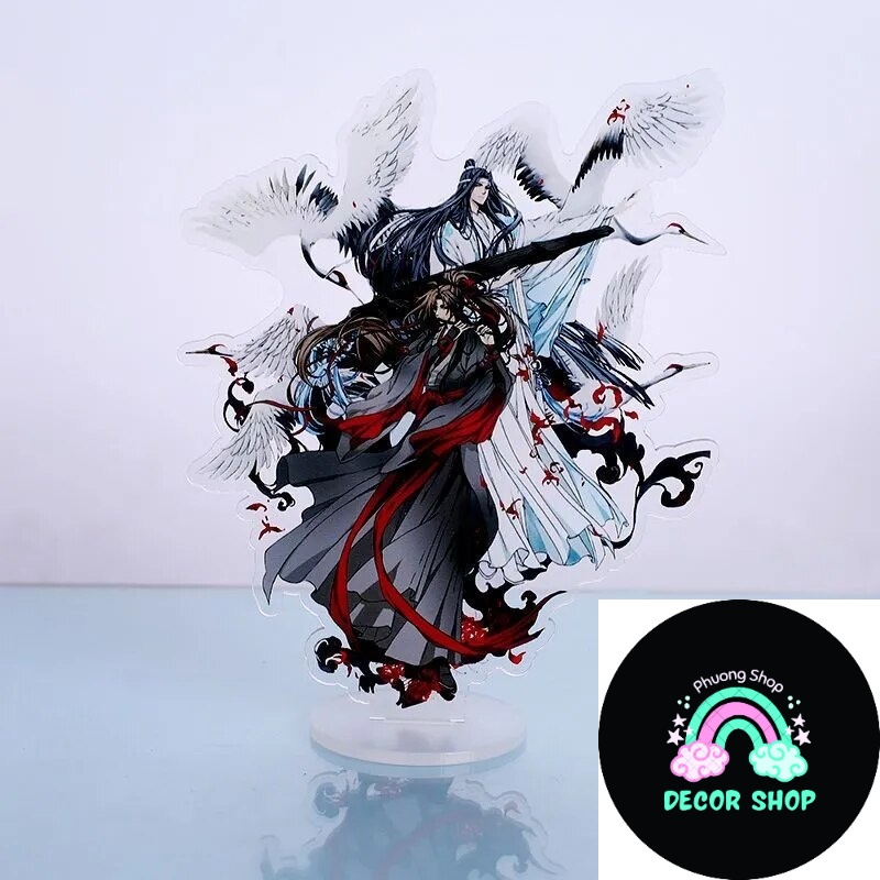 Mô hình Standee Manhua Ma đạo tổ sư dammy chibi cute Ngụy ANh Lam Trạm Phụ kiện trang trí để bàn góc