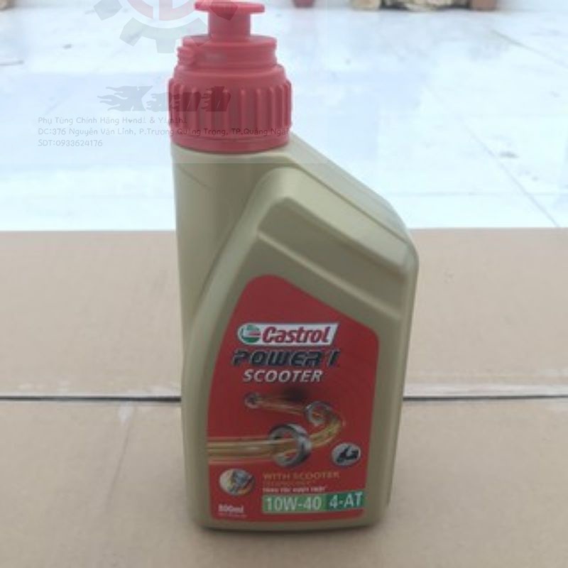 Nhớt castrol xe ga 0.8L 1L