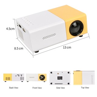 Máy ChiếU Mini YG300 Hỗ Trợ 1080P