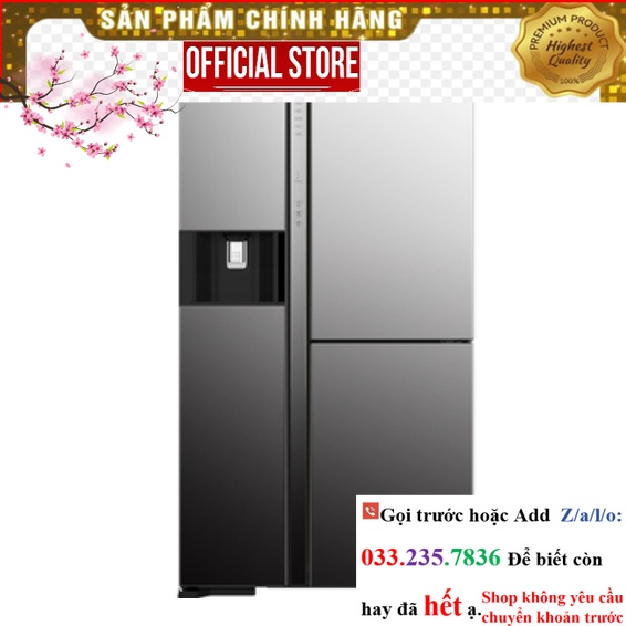 SALE> Tủ lạnh Hitachi Inverter 569 lít R-MY800GVGV0(MIR) <