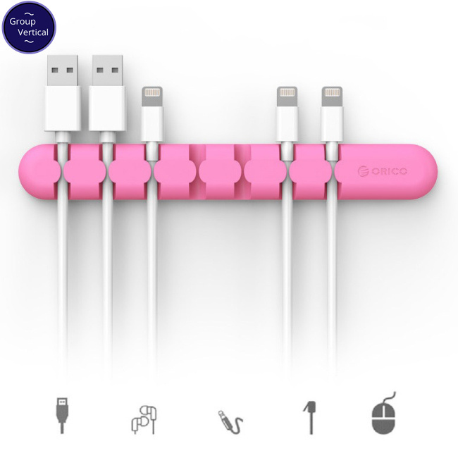 Giá Đỡ Dây Cáp Usb Bằng Silicone Gọn Gàng Tiện Dụng