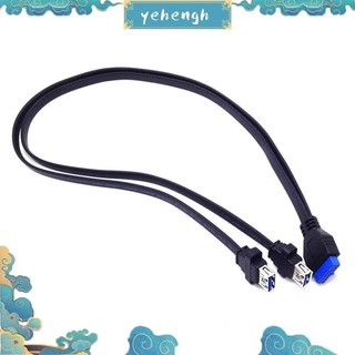 Cáp chuyển đổi mở rộng 2 cổng usb 3.0 sang 20 pin