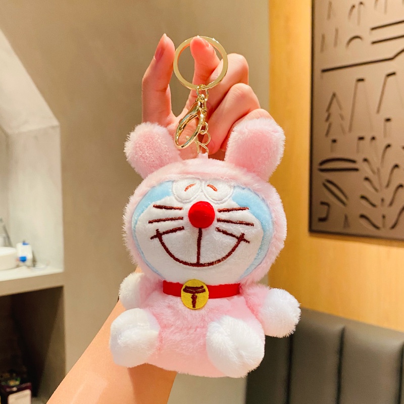 Hoạt Hình Móc Khóa Hình doraemon Nhồi Bông Đáng Yêu