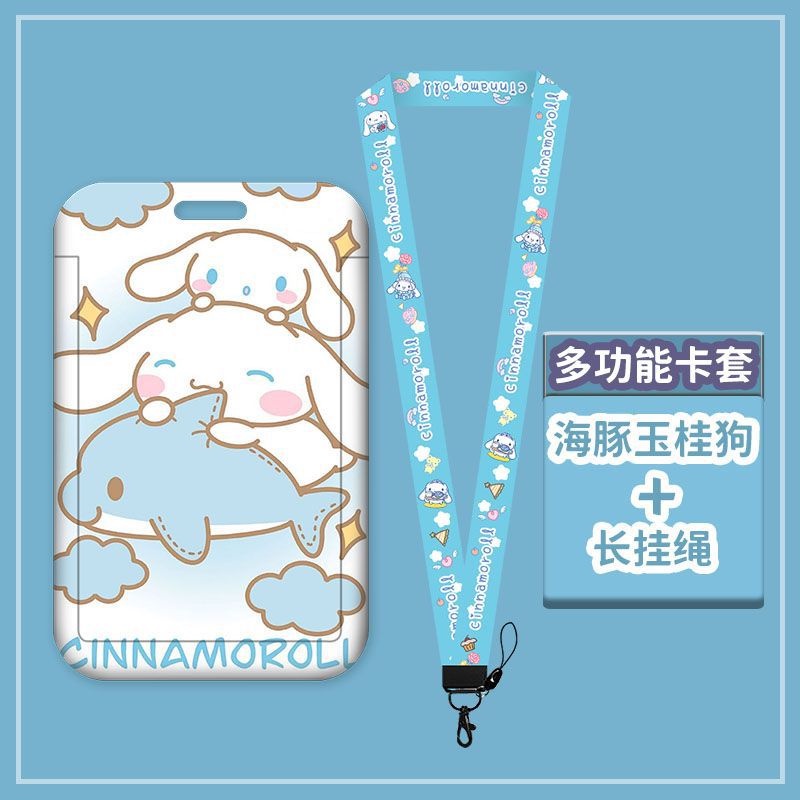 Hoạt Hình Bao Đựng Thẻ id / Thẻ id / Xe Buýt / Làm Việc Có Móc Khóa Họa Tiết sanrio Dễ Thương Ốp