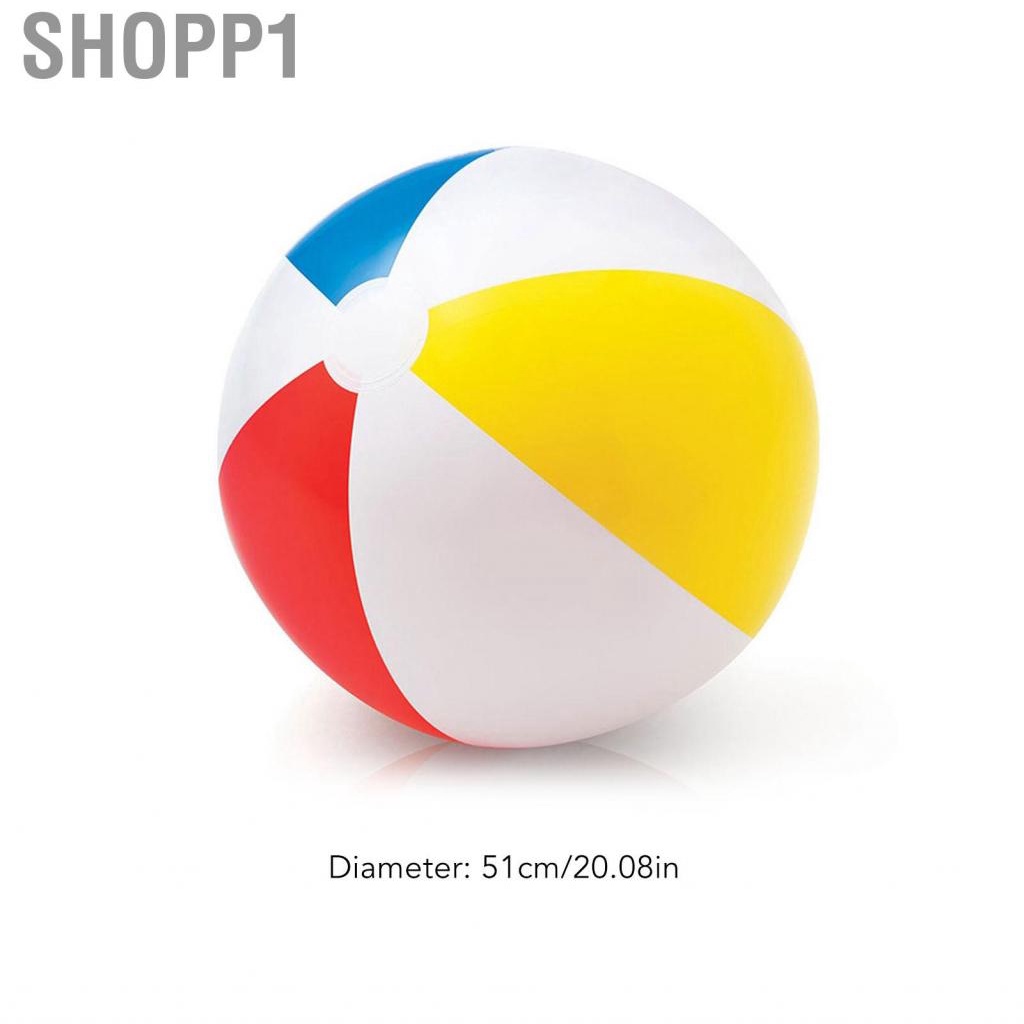 Shopp1 New Four Color Beach Ball Inflatable For Swimming Pool Water Sports