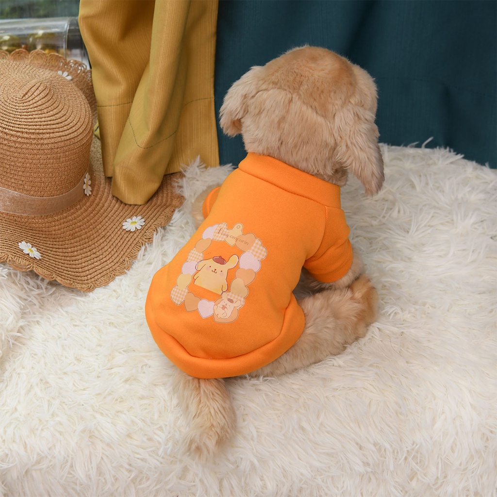 Áo Sweater Thể Thao Giữ Ấm In Hình sanrio Thời Trang Xuân Thu Cho Thú Cưng