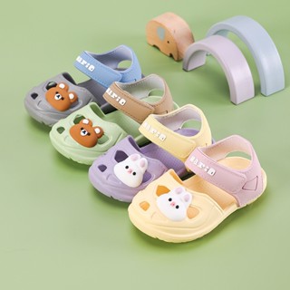 Giày sandal Cheerful Mario Điều chỉnh velcro dép quai hậu siêu nhẹ chống trượt thời trang xinh xắn dành cho bé sơ sinh 0-36 tháng tuổi