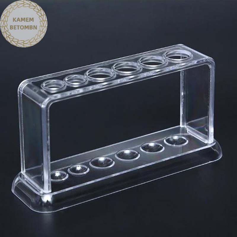 Kamembbn Giá Đỡ Ống Nghiệm 6 Lỗ Bằng Nhựa Trong Suốt vn