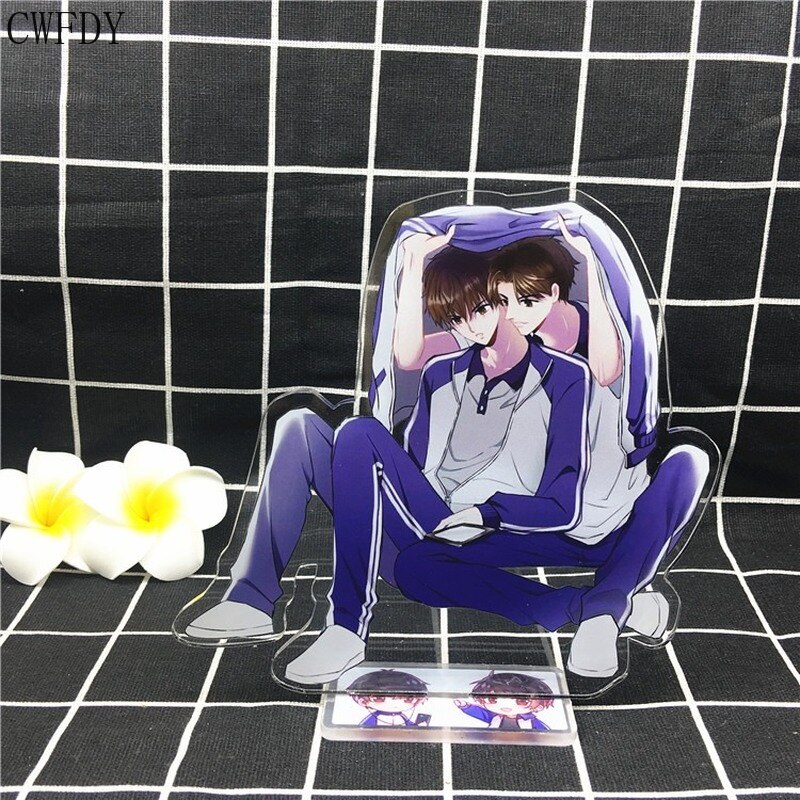 Mô hình Standee Triêu Du Ngụy Trang Học Tra Mộc Tô Lý Hạ Triều Tạ Du đam mỹ Bloves Manhua