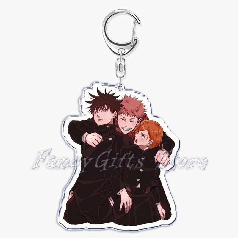 Móc khoá Jujutsu Kaisen 2nd Season Keychain for Women Accessories Gojo Satoru Sukuna Nobara Acrylic Phụ kiện trang trí