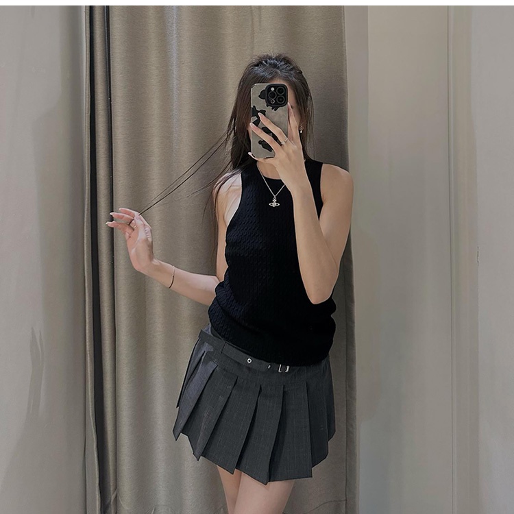 Zara Chân Váy mini Xếp Ly Lưng Vừa Thời Trang Mùa Thu 4391506 3067518