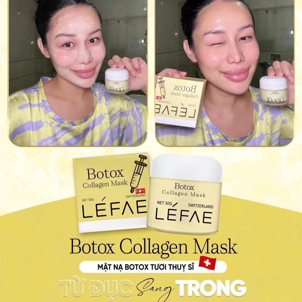 Mặt Nạ Botox Tươi Thuỵ Sĩ