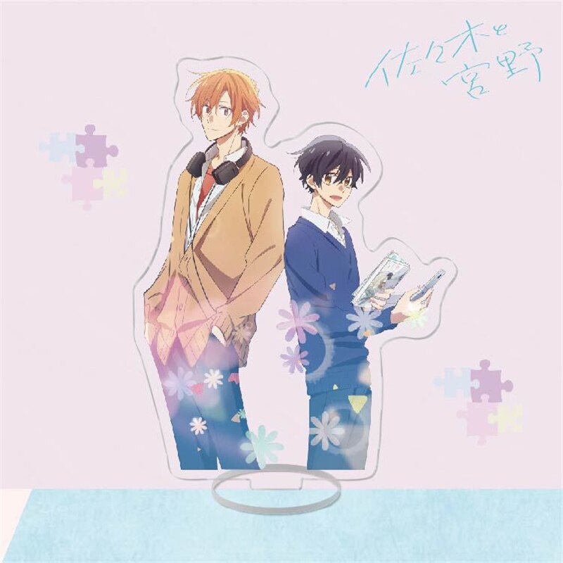 Mô hình Standee BL Anime Sasaki to Miyano Acrylic Manga Anime BL Nhật bản Yaoi Đam Mỹ phụ kiện trang trí để bàn