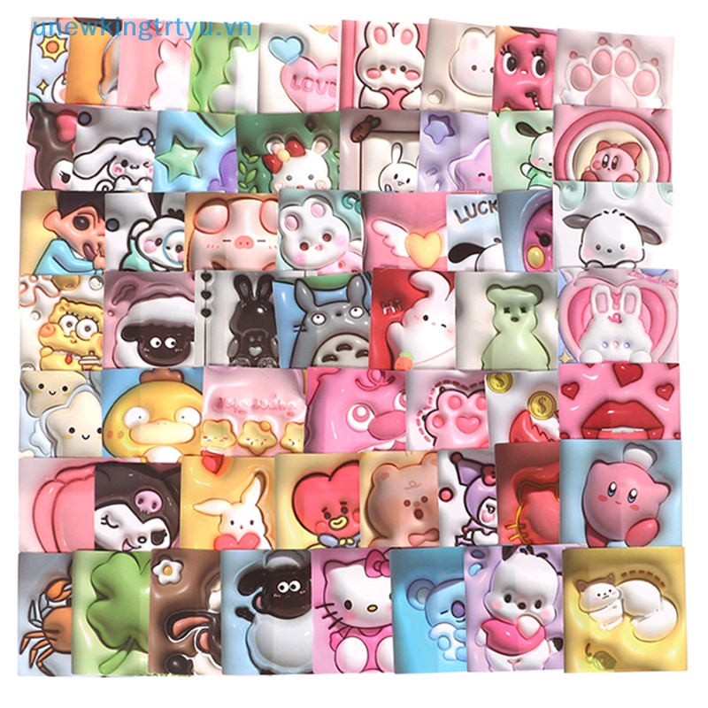 Unewtyu Set 100 Sticker 3d Hình kuromi my melody Dễ Thương vn