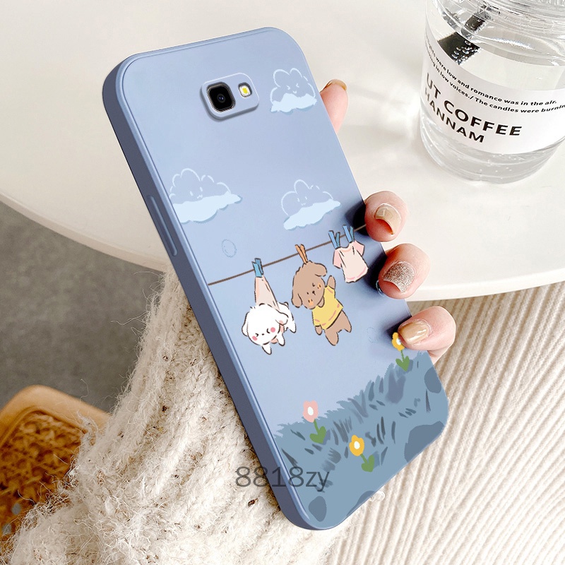 Ốp lưng Samsung j7 prime j5 prime j4 prime j4 plus Ốp Điện Thoại tpu silicone Mềm Chống Rơi Vỡ In Hình Dễ Thương Kèm Dây Đeo Cho Samsung j7 prime j5 prime j4 prime j4 plus