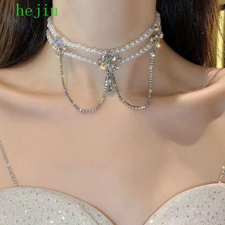 Hejiu Vòng Cổ Nhiều Lớp Thanh Lịch Phong Cách Hàn Quốc Cho Nữ