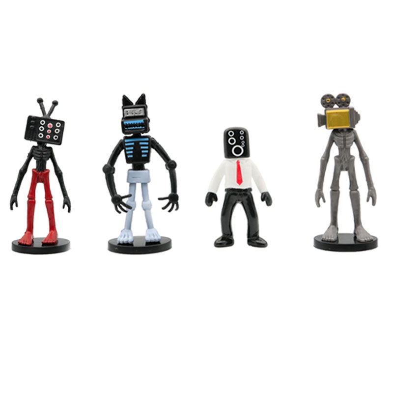 Bộ 24 Mô Hình Nhân Vật Trượt Tuyết titan speakerman + Người Đàn Ông Dùng Để Trang Trí Nhà Cửa / Làm Quà Tặng by2