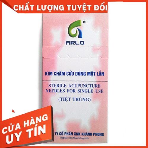 [Chính hãng] Kim Châm Cứu Khánh Phong vô trùng dùng 01 lần-HỘP 100 kim -AN TOÀN-TIỆN DỤNG
