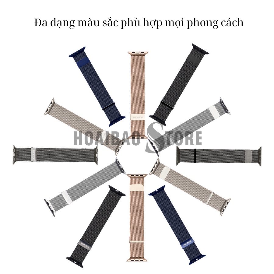 Dây Đeo DUX DUCIS Series Milanese dành cho Apple Watch 38/40/41MM & 42/44/45/49MM DT/NC