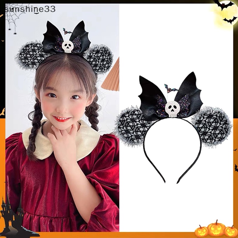 Băng Đô Cài Tóc Hình Dơi Nhện Hóa Trang halloween