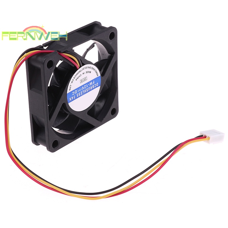 1 Chiếc Quạt Tản Nhiệt 12v 3pin 6010 60mm 60 * 60mm Chất Lượng Cao