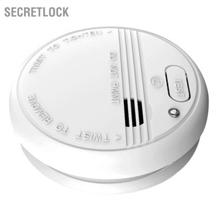 SecretLock Đầu báo khói 85 Decibel Tự kiểm tra Báo pin yếu cháy Độ nhạy cao cho hộ gia đình