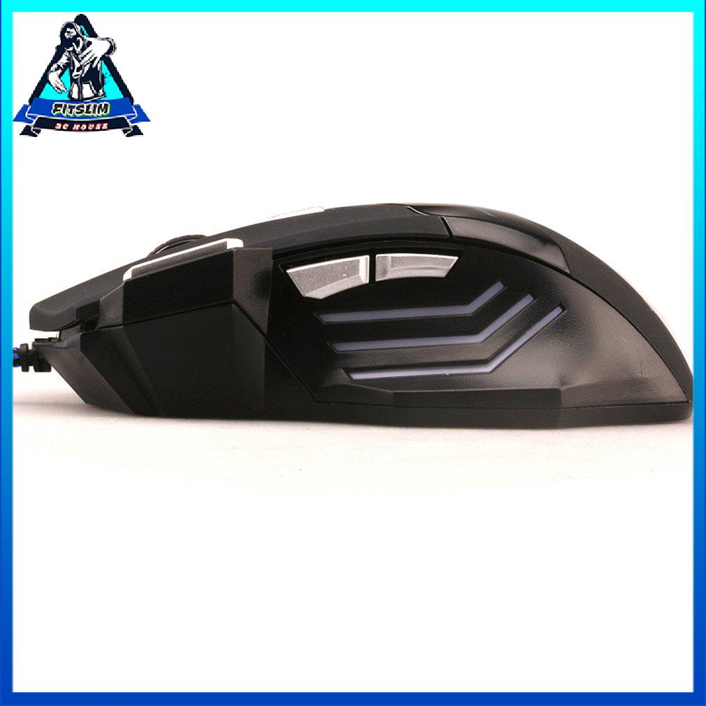 Wire Gaming Mouse 7ons 2500Dpi Led Ergonomic Optical Usb Laptops Mouses